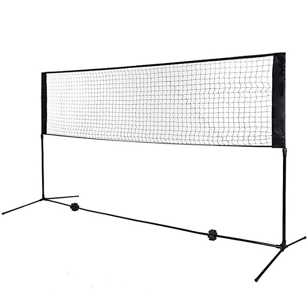 black badminton net